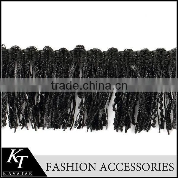 2015 Fashionable cheap Beautiful stretch lace fringe
