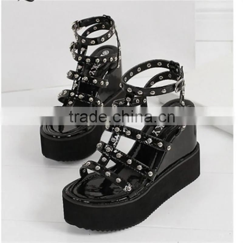 The latest rivet rome latest design women fashion girls student shoes