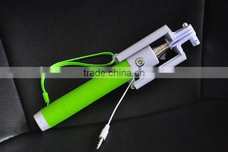 Hot New Lovely chirstmas Gift Extendable Handheld Mini Foldable Monopod Blue tooth Selfie