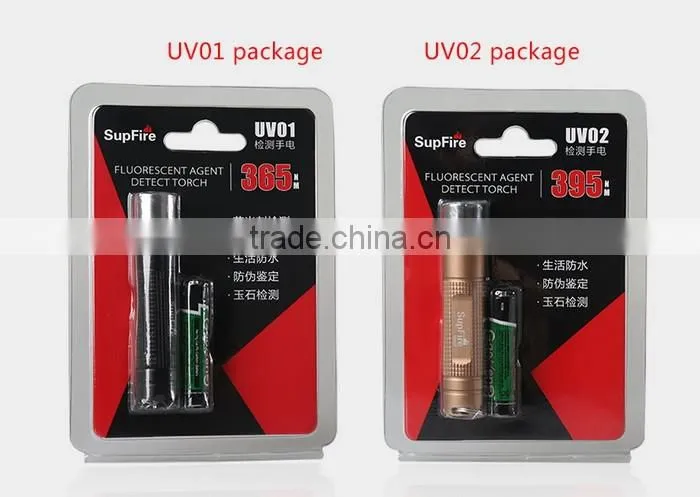 fluorescence detection flashlight