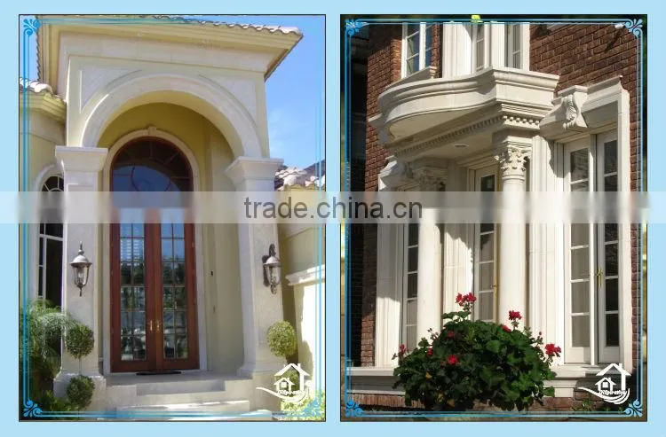 Cast stone window surroundings