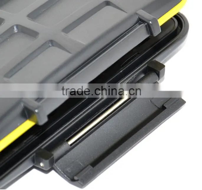 SD/CF Card Case JJC MC-SDMSD12 Memory Card Case fits for 4 SD cards and 8 MSD cards