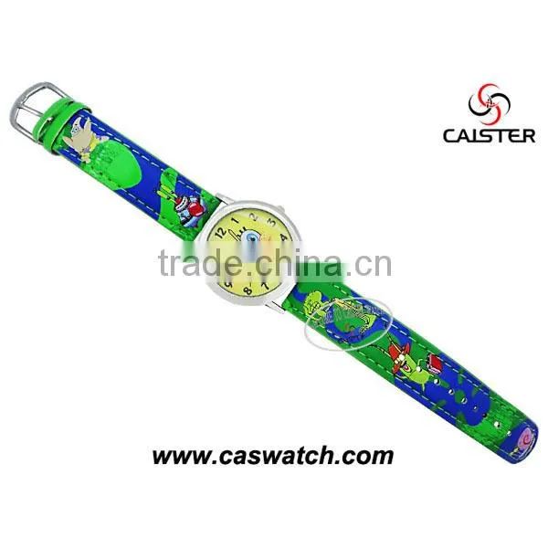 Fashion Kid watch with unique cartoon face