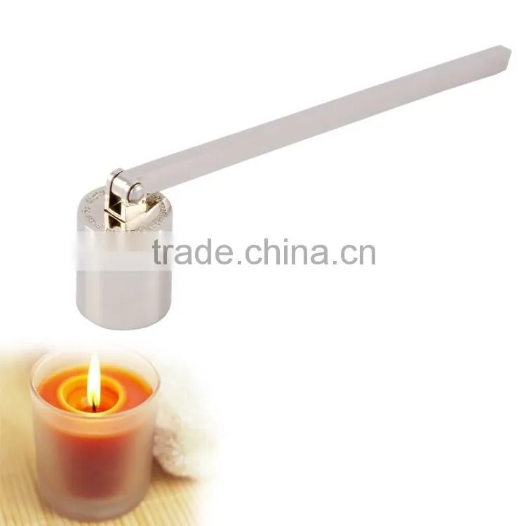 Gold plasting Candle suppressor snuffer candle bell for extinguish candlelight