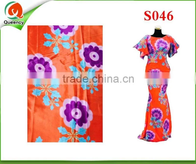 Factory direct best quality digital print leopard print satin fabric