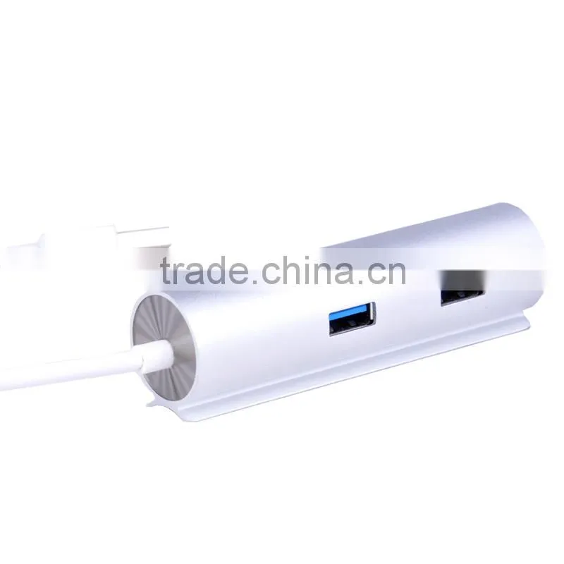 OEM 4 Port Portable USB 3.0 Hub with Power Switch for Ultra Book, MacBook Air, Windows 8 Tablet PC