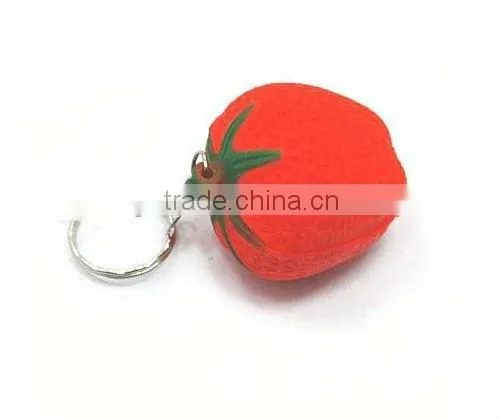 CUSTOMIZED PVC Fruit KEY CHAINS Fruit Key Ring/key holder