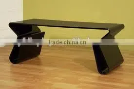 High quality black acrylic coffee table and living room table