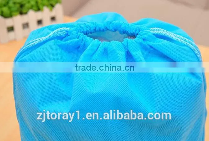 Large Capacity Portable Non Woven Drawstring Shoe Bag Laundry Bag