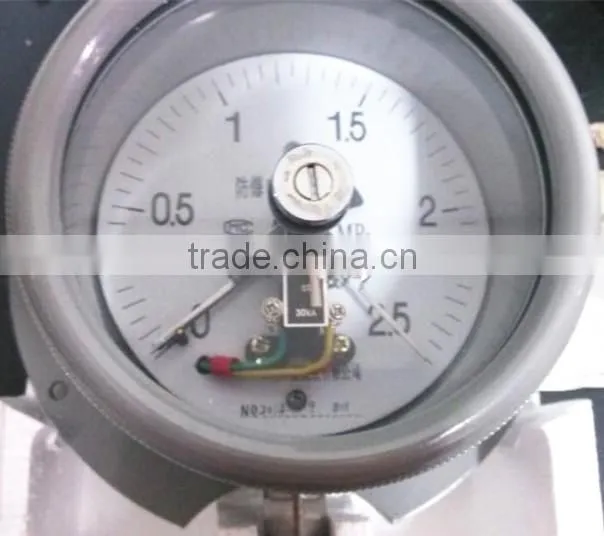 mpa explosion proof electric contact pressure gauge types