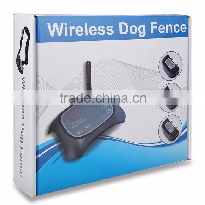 2016 Newest outdoor Wireless dog fence WF-01 with 66 days long time standby