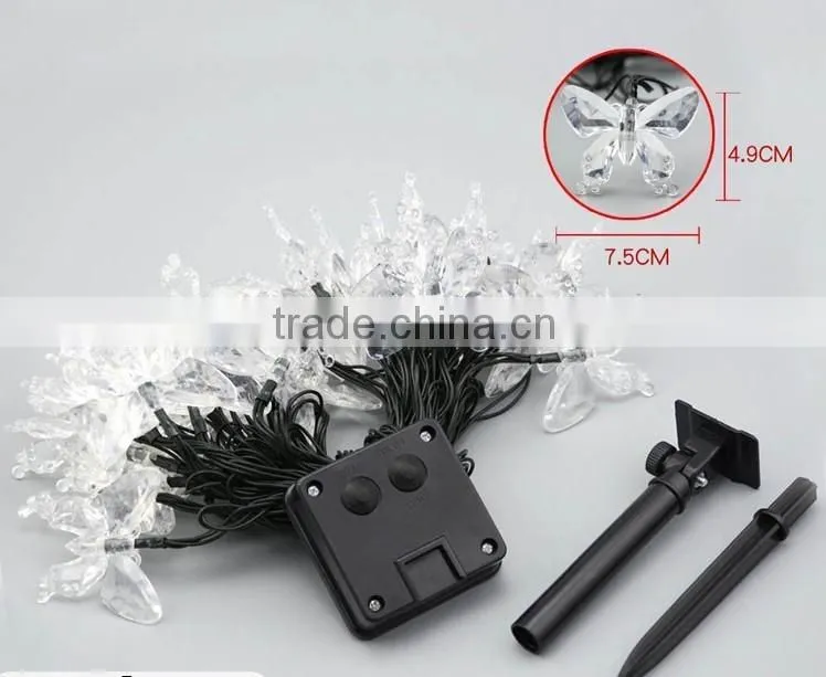 butterfly Decorative solar led light string