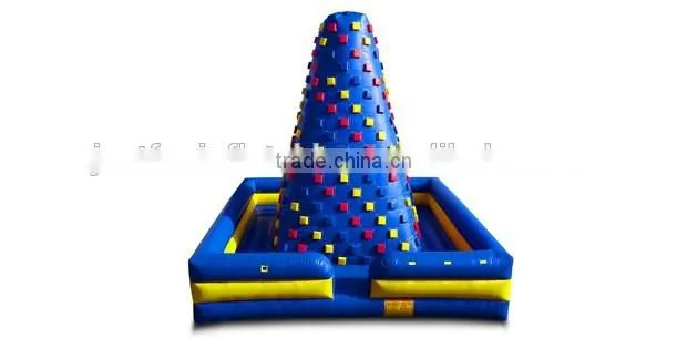 20ft tall amusement challenge rock climbing inflatable