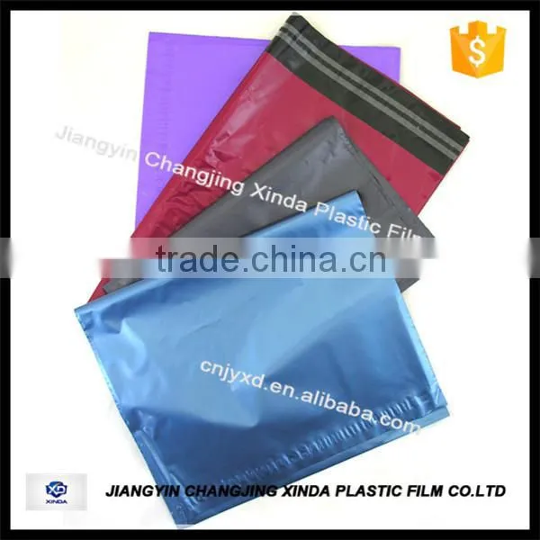 colorful plastic mailing bags
