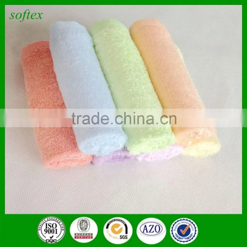 Wholesale high quality organic bamboo baby washcloth