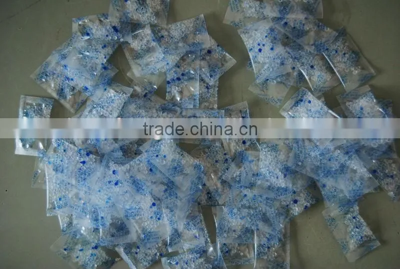 3kg blue silica gel desiccant in plastic bag manufacturer