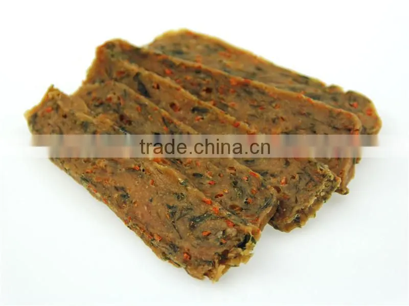 2015 new pet dog treat dry rabbit with vegetable fillet snack pet products