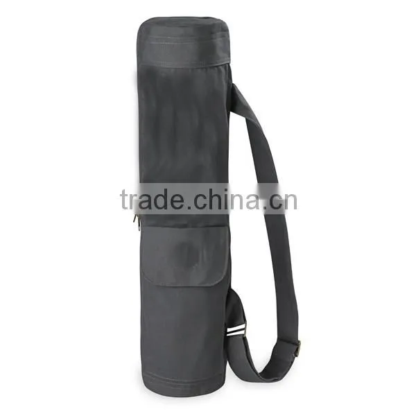 Full Zip Polyester Cargo Pocket Gym Carrying Bag Yoga Mat Bag