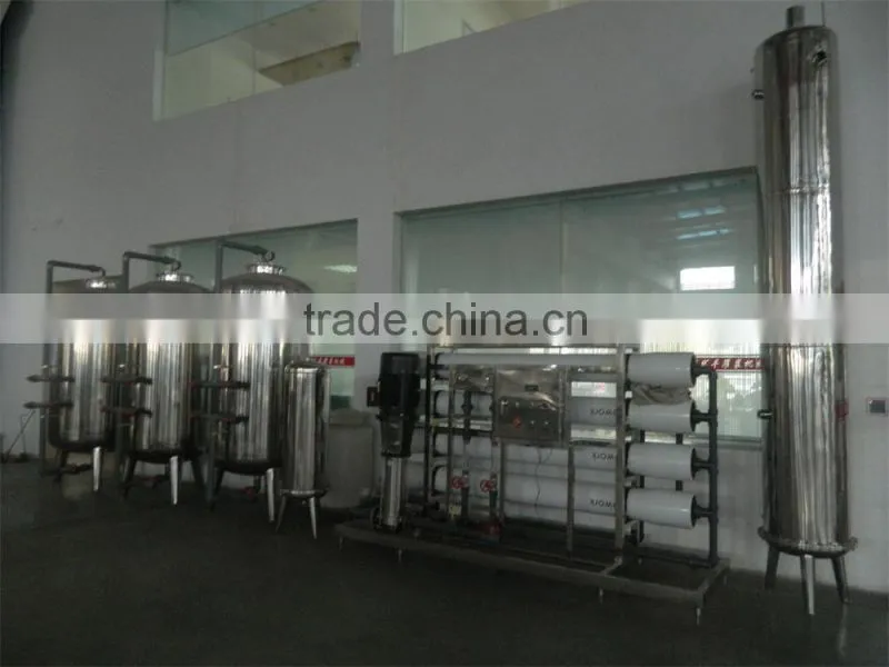mineral water treatment system, water filter, drinking water plant