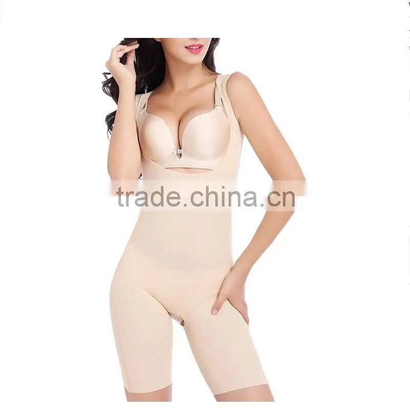 2016 News Women's Seamless Full Body Shaper Thigh Slimmer Firm Control Shapewear Bodysuit