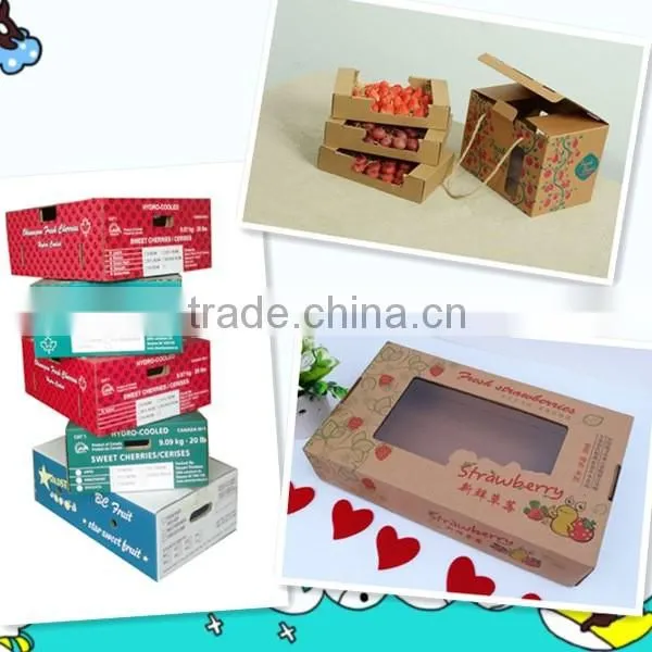 Beautiful corrugated fruit and vegetable carton box
