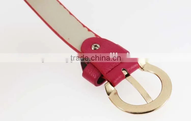 2015 Women's fashion pu studded beads belt for jeans with metal beads in yiwu