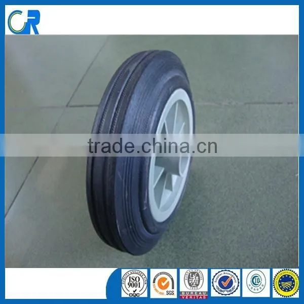 Solid rubber wheel