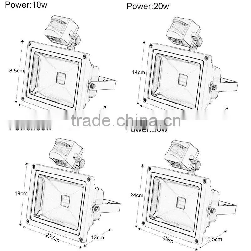 Perfect power waterproof bridgelux 200w led floodlight Perfect power