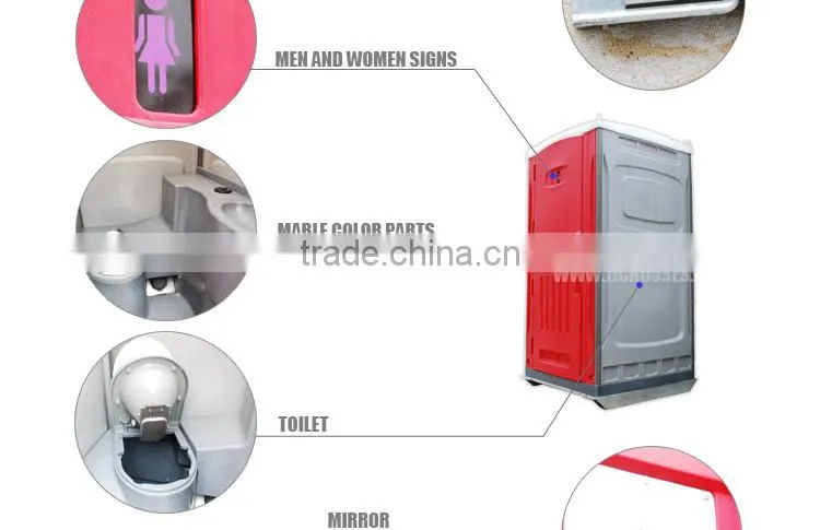 Good and new design EPS movable toilet,high quality modular toilet units,quick assembly protable outdoor toilet