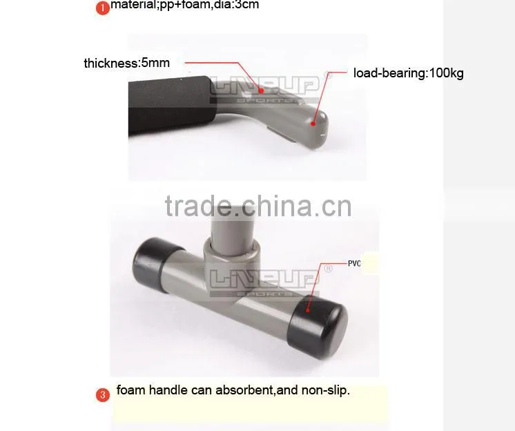pull up bar push up bar clear plastic bars fitness push bar