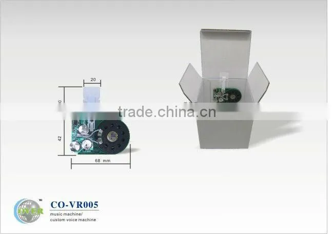 Chip Programmable sound modules for greeting cards and sound box