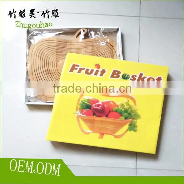 Natural bamboo fruit basket for healthy life