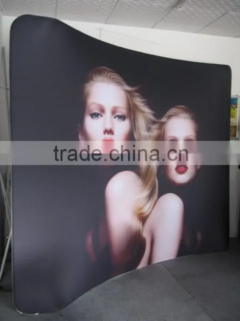 Tension fabric display, stretch fabric display,