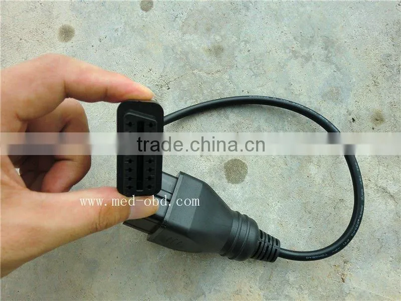 OBD 16P FEMALE TO RENAULT 12P J1962f to RENAULT 12P