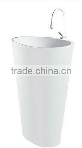 artificial stone bathroom pedestal sink