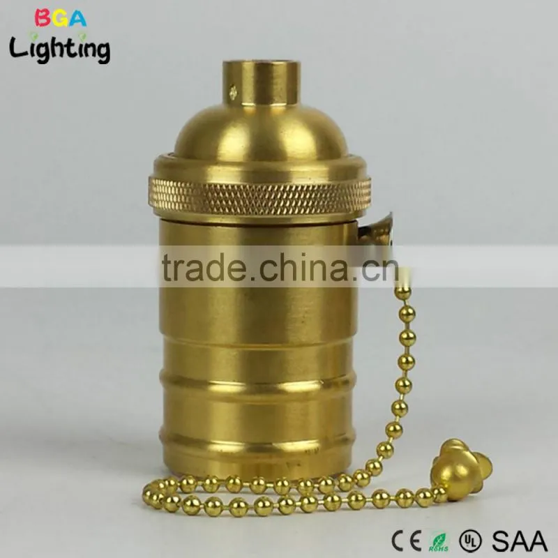E27 Vintage Aluminum Electric Socket for pendant lamp