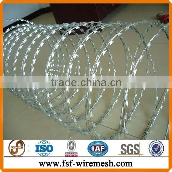 Hot sale low price razor barbed wire (manufacturer)