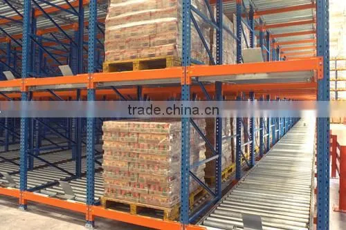 Carton Flow through Racks for Warehouse Rack