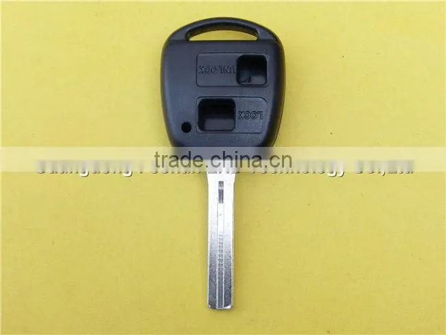Replacement 2 button remote key fob case shell for Toyota car master key, Toy48 blade