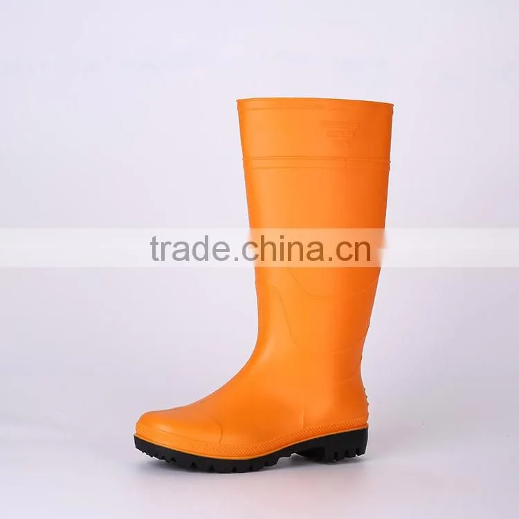 wholesale shining waterproof pvc rain boots, cheap plastic pvc rain boots