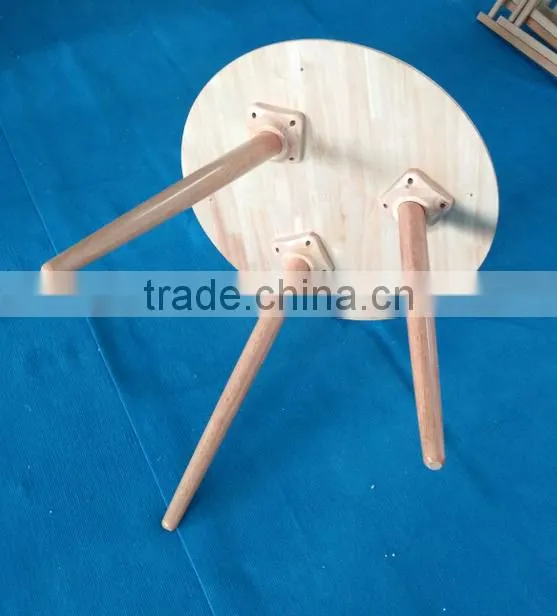 Rubber wood coffee table end table, Scandinavian type furniture simple design