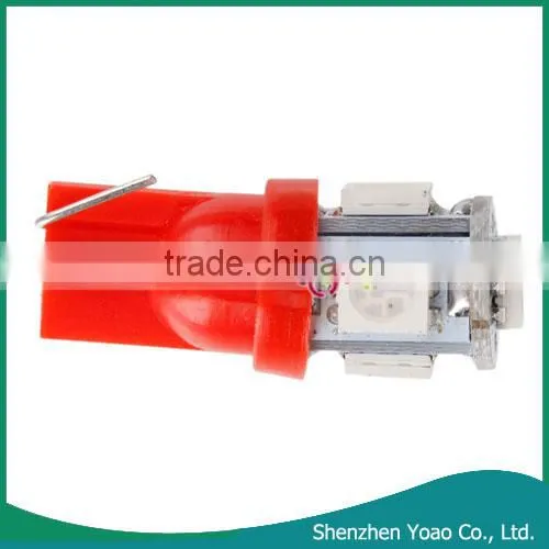 Red LED Car Automotive Wedge Tail Side Light Lamp Bulb 12V