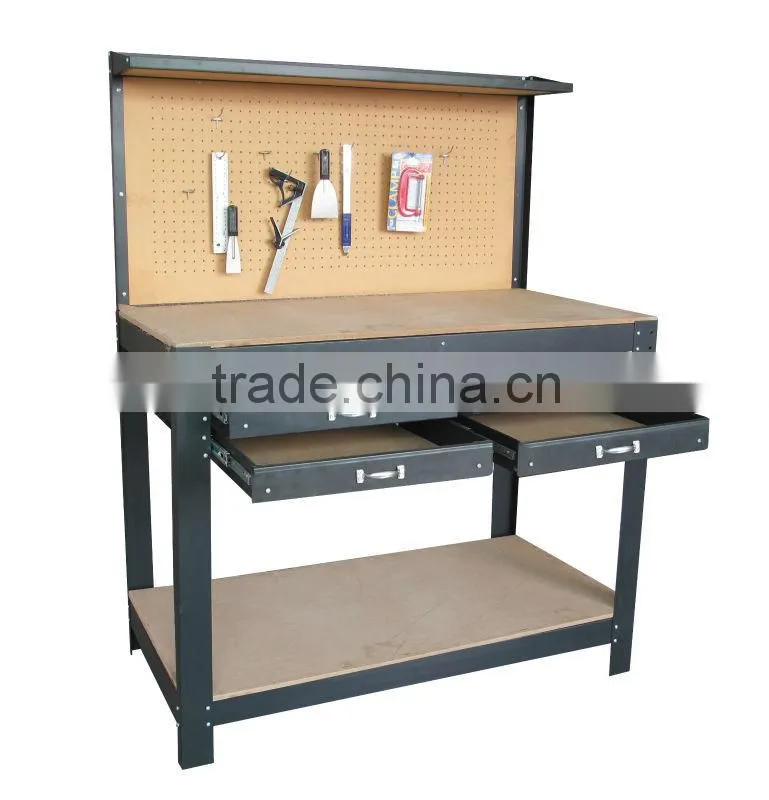 2013 cheapest promotion big steel workbench with Drawer