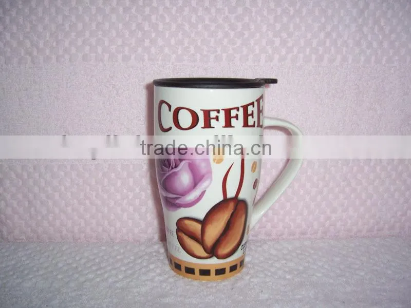 New bone china 19oz travel mug with design