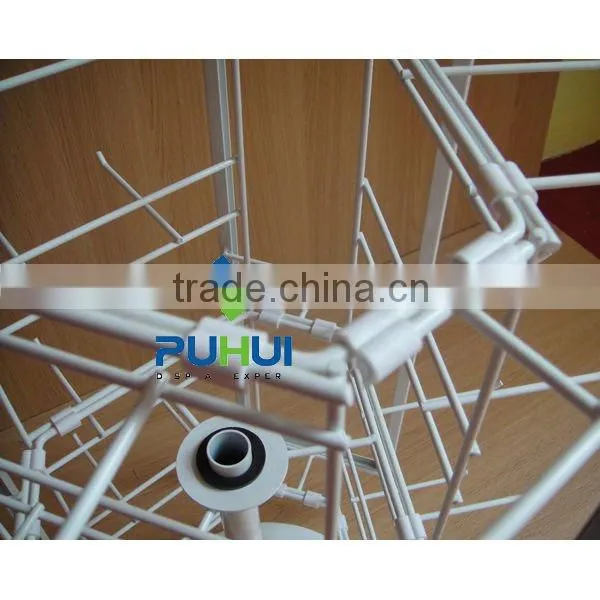 counter spinning battery display rack for promotion purpose