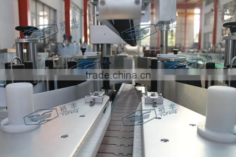 paper/plastic label wet melt glue labeling device