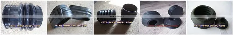 Custom small rubber bellows for industry