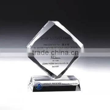 Clear Crystal Diamond With Stand Award-Corporate Gifts