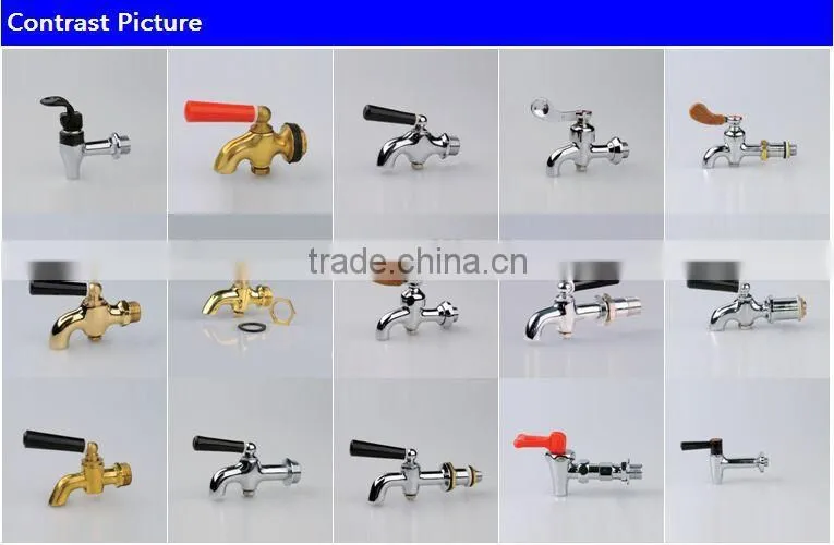 Luxury boiled water tap with white hand