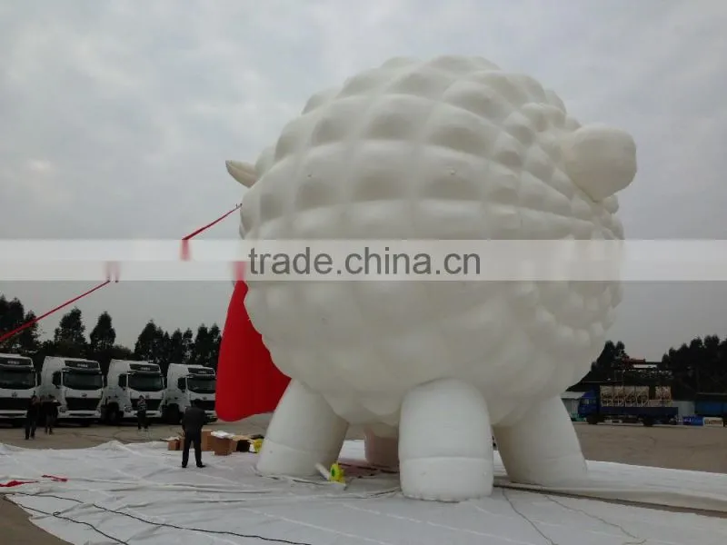 Modern big inflatable cartoon sheep,inflatable model for sale